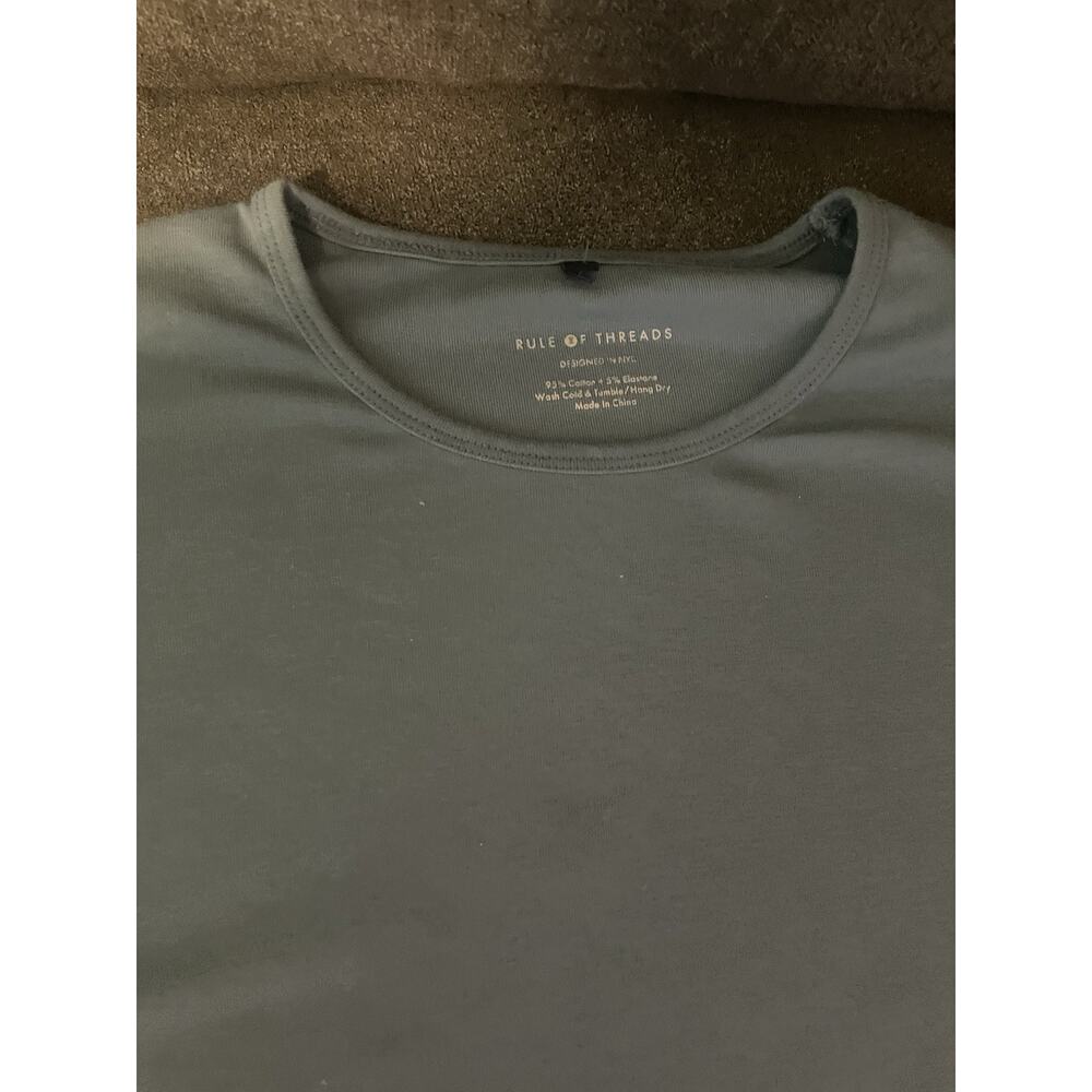 Rule of thread XL White Short Sleeve Crew Neck Jersey Cotton Regular Fit T-Shirt